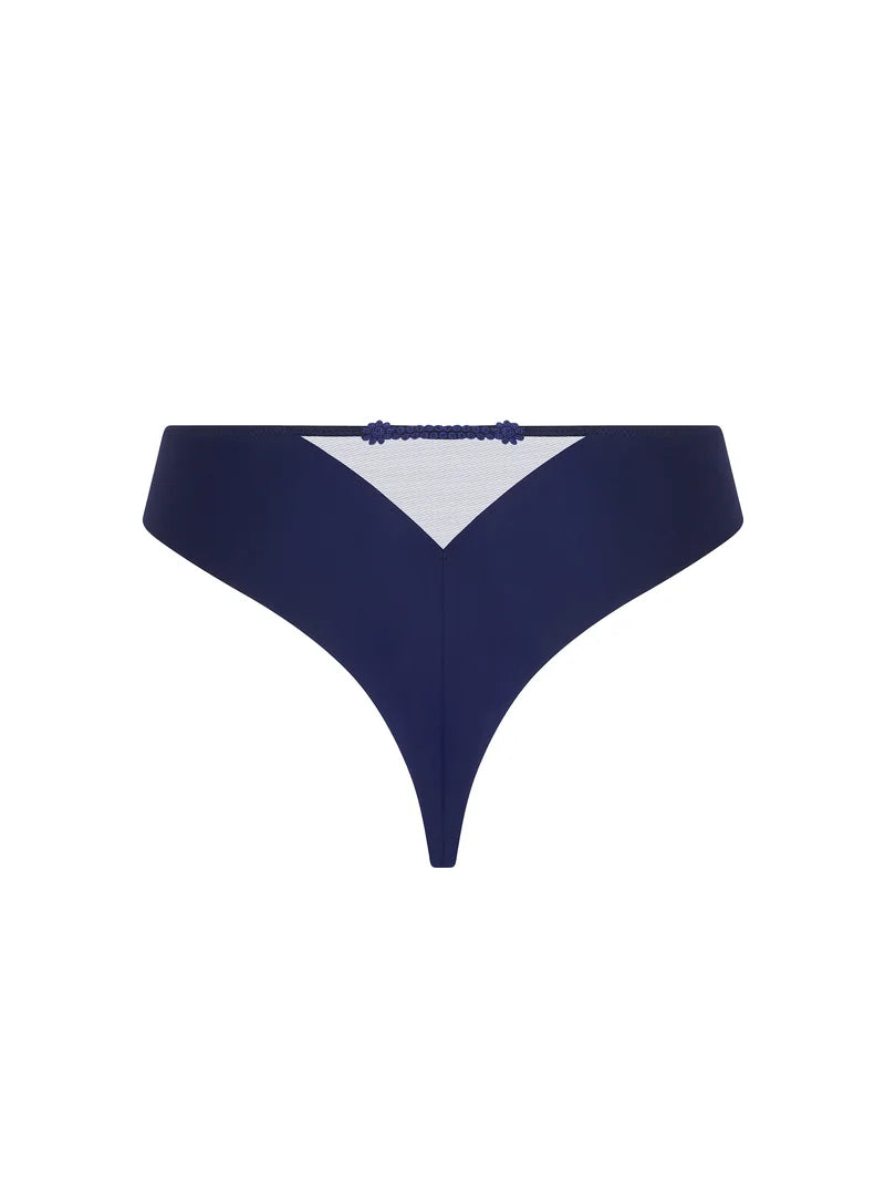 Lise Charmel - Eclat Couture Thong Bleu Night