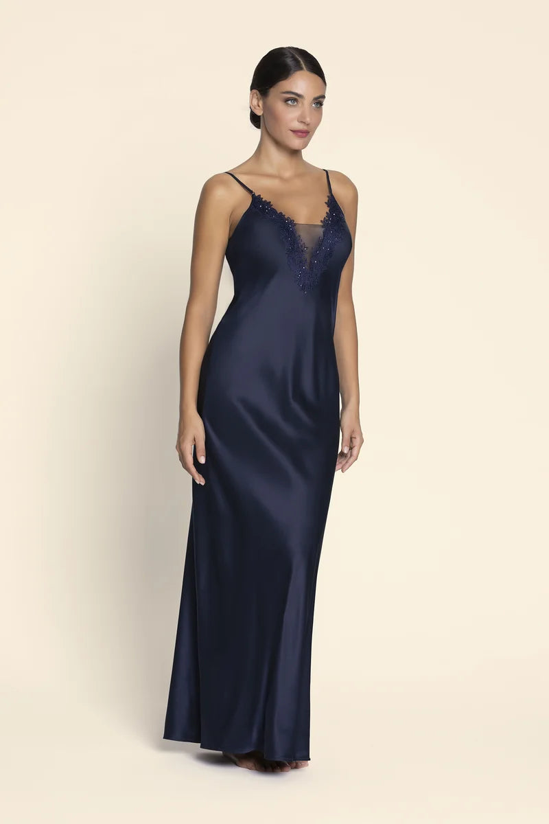 Lise Charmel - Eclat Couture Long Nighty Bleu Night