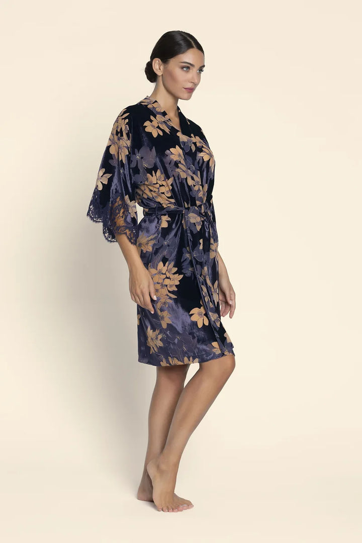 Lise Charmel - Eclat Couture Mid-Length Negligee Gown Bleu Night