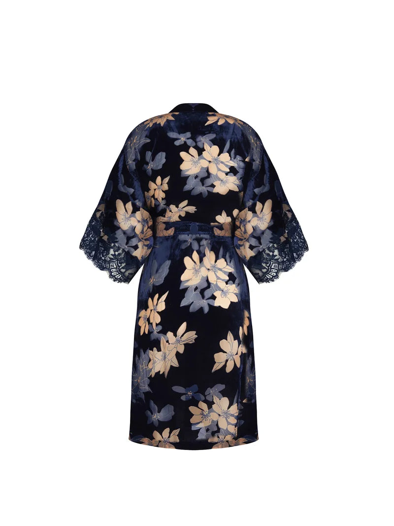 Lise Charmel - Eclat Couture Mid-Length Negligee Gown Bleu Night