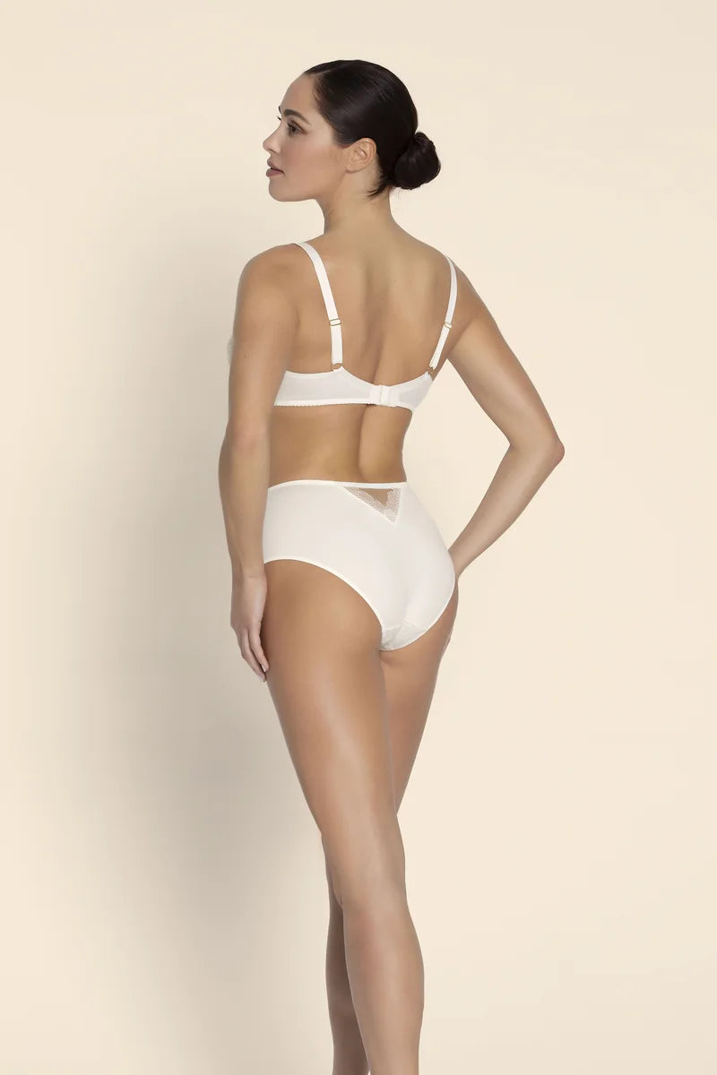 Lise Charmel - Sublime Organza High Waist Brief Ecru Nacre