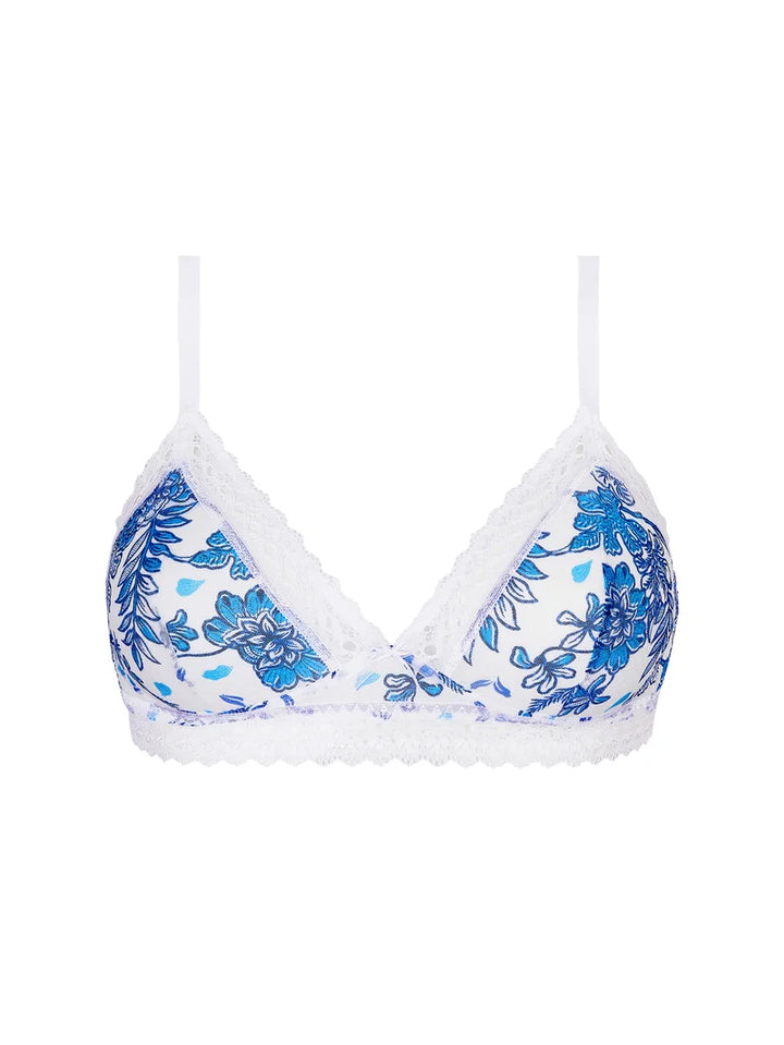 Antigel by Lise Charmel - Patio Fraicheur Wireless Triangle Bra Bleu Azul