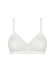Antigel by Lise Charmel - Resille Boheme Wireless Triangle Support Bra Ecru Nacre