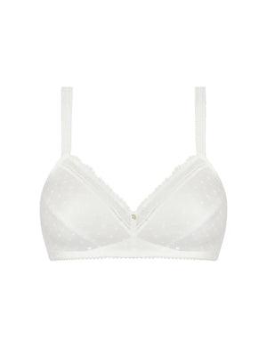 Antigel by Lise Charmel - Resille Boheme Wireless Triangle Support Bra Ecru Nacre