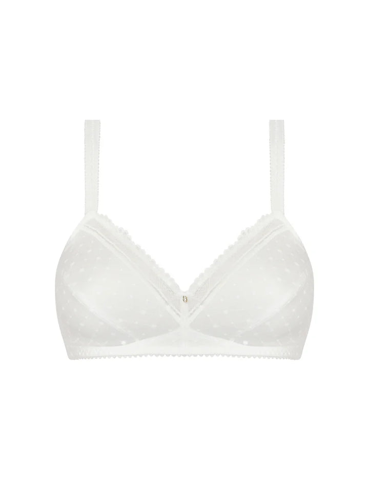 Antigel by Lise Charmel - Resille Boheme Wireless Triangle Support Bra Ecru Nacre