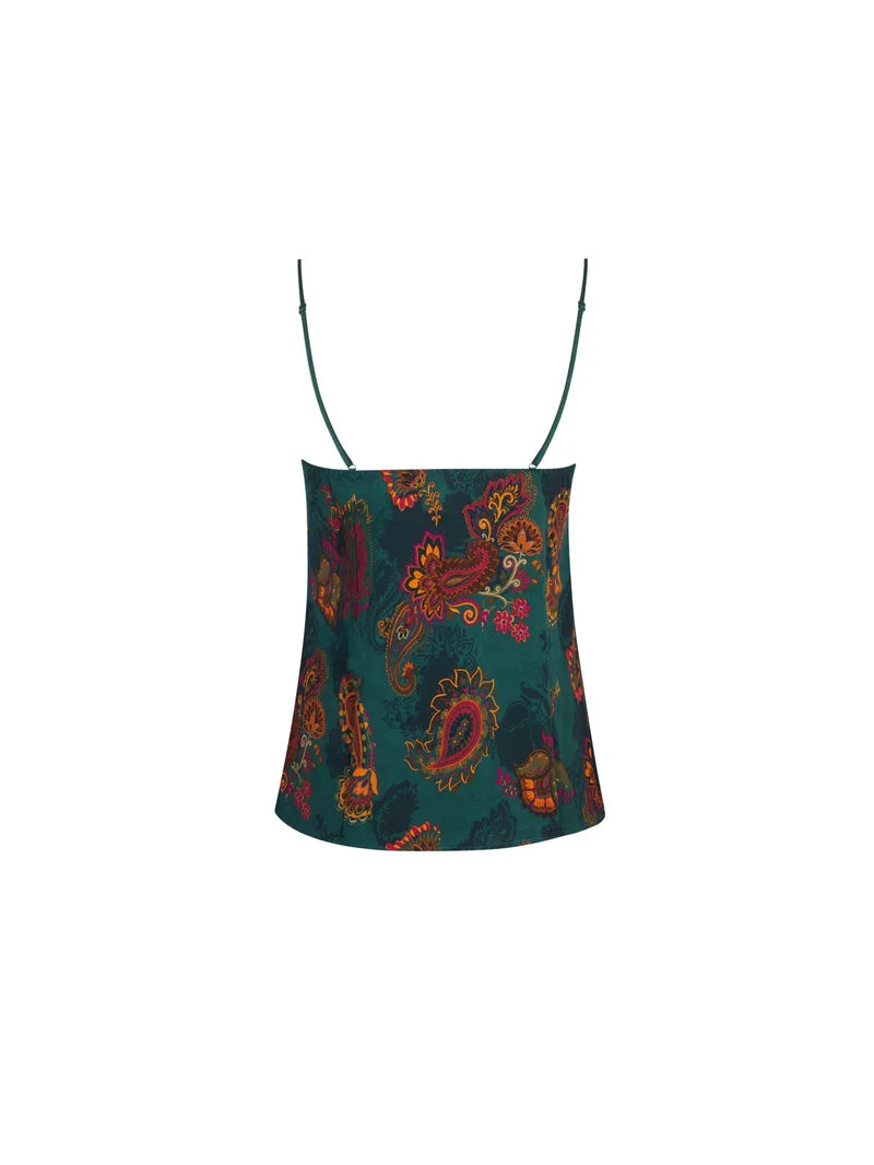 Antigel by Lise Charmel - Meditation Cachemir Camisole Vert Evasion