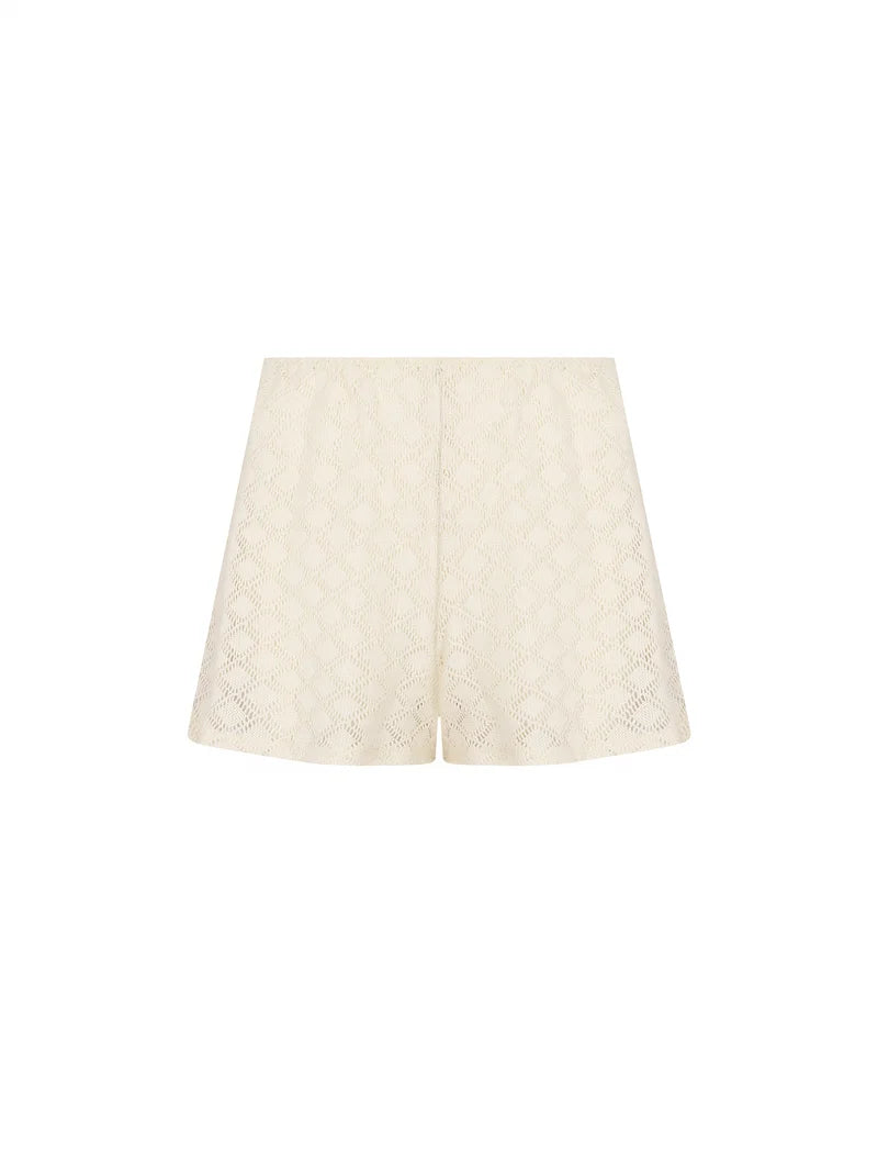 Antigel by Lise Charmel - Crochet Seventies Shorts Chanvre