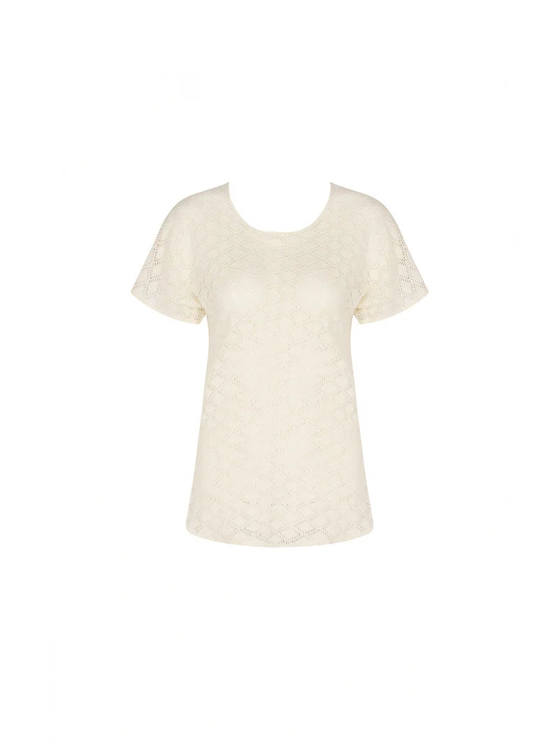 Antigel by Lise Charmel - Crochet Seventies Top Chanvre