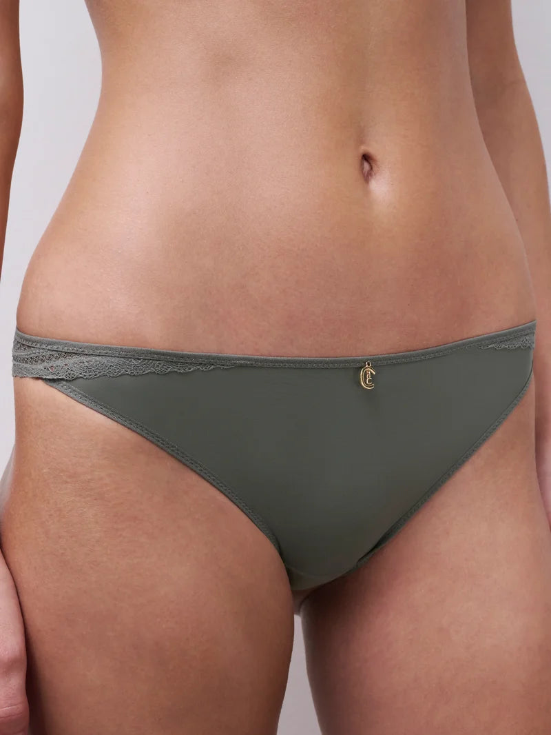 Chantelle - Romance Tanga Vert Argile