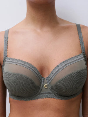 Chantelle - Romance Covering Underwired Bra Vert Argile