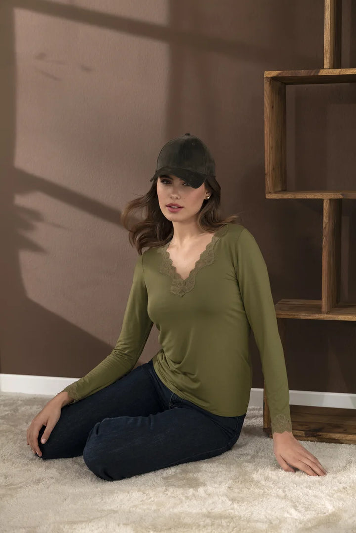 Antigel by Lise Charmel - Simply Perfect Long-Sleeved Top Vert Mousse