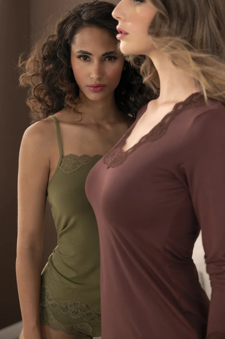 Antigel by Lise Charmel - Simply Perfect Long-Sleeved Top Cappuccino