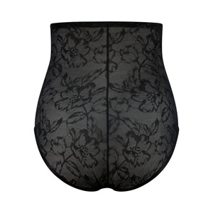 ByeBra - Lacy Shapewear Lacy High Waist Shaping Brief Black