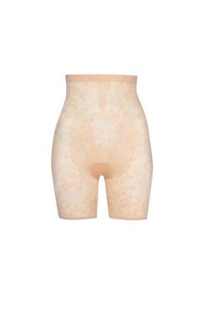 ByeBra - Lacy Shapewear Lacy High Waist Shaping Short Beige