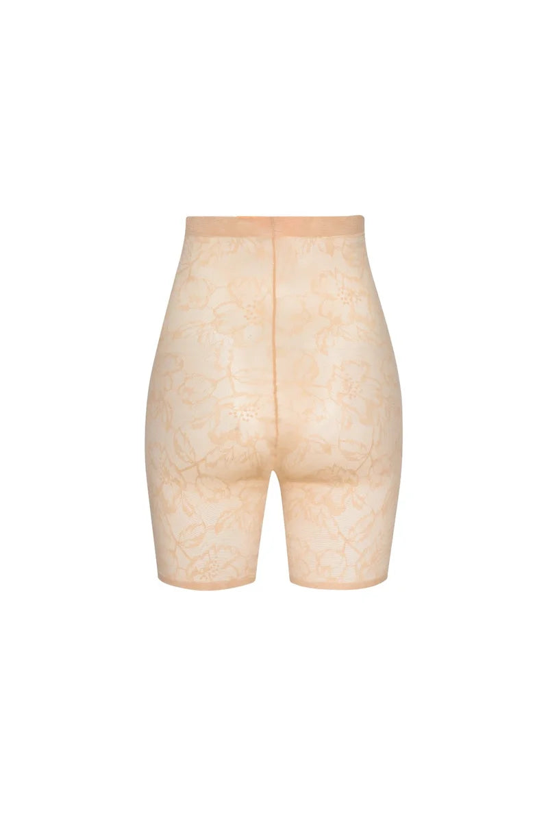 ByeBra - Lacy Shapewear Lacy High Waist Shaping Short Beige