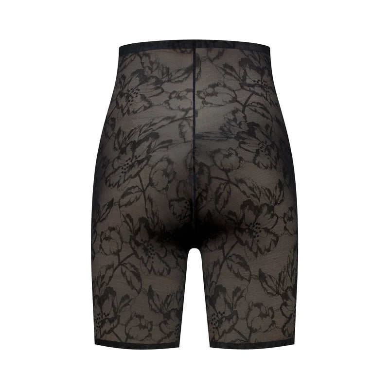 ByeBra - Lacy Shapewear Lacy High Waist Shaping Short Black