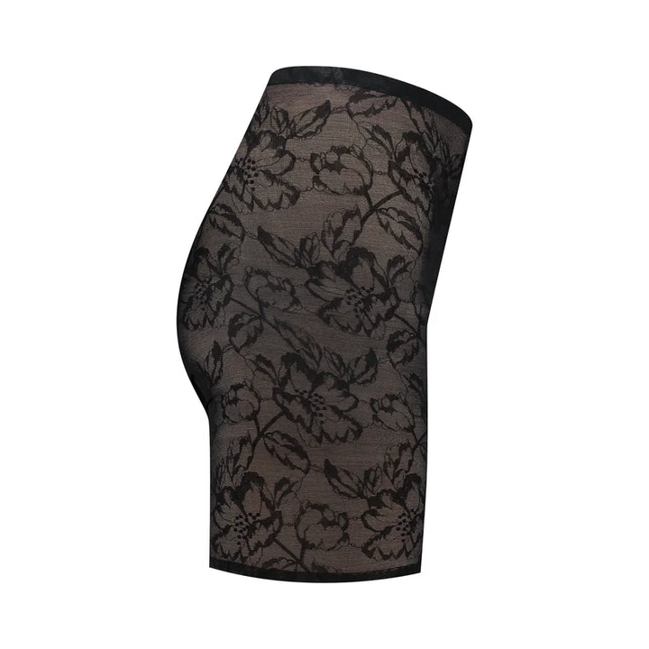 ByeBra - Lacy Shapewear Lacy High Waist Shaping Short Black