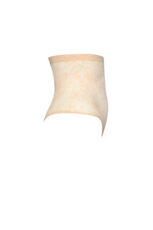 ByeBra - Lacy Shapewear Lacy High Waist Shaping Thong Beige