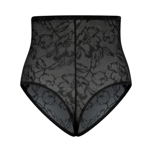 ByeBra - Lacy Shapewear Lacy High Waist Shaping Thong Black