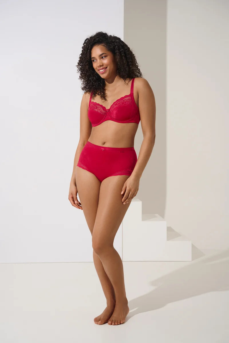 Lisca - Evelyn Underwired Bra F G Cups Red