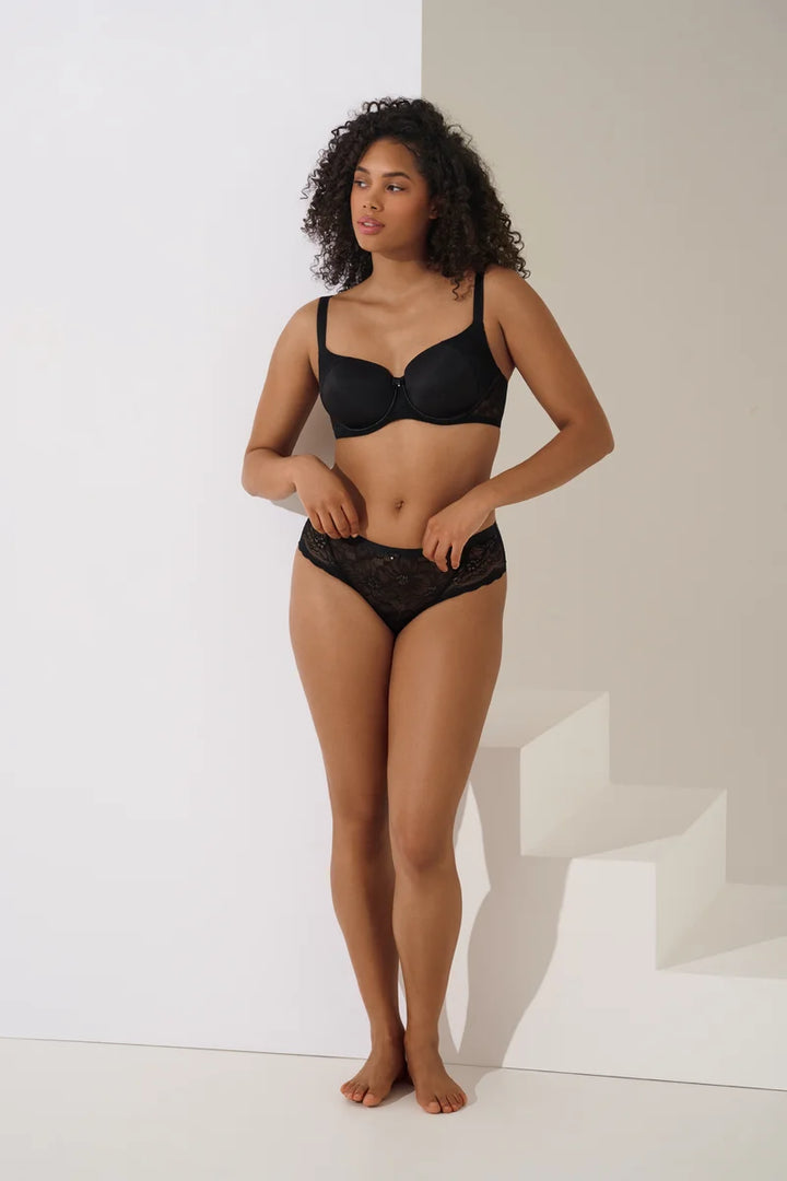 Lisca - Evelyn T-Shirt Bra Large Cups Black