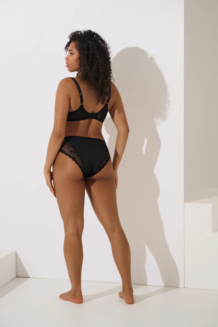 Lisca - Evelyn T-Shirt Bra Large Cups Black
