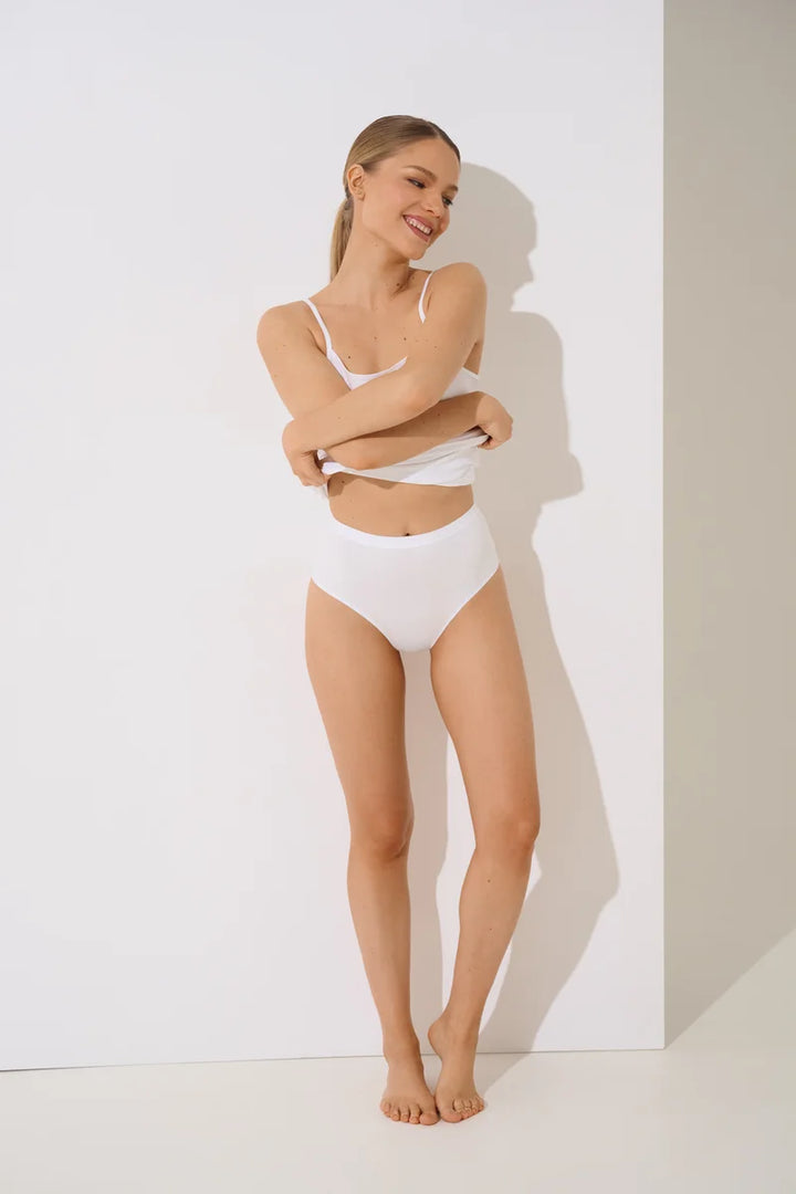 Lisca - Kaia High Waisted Briefs White
