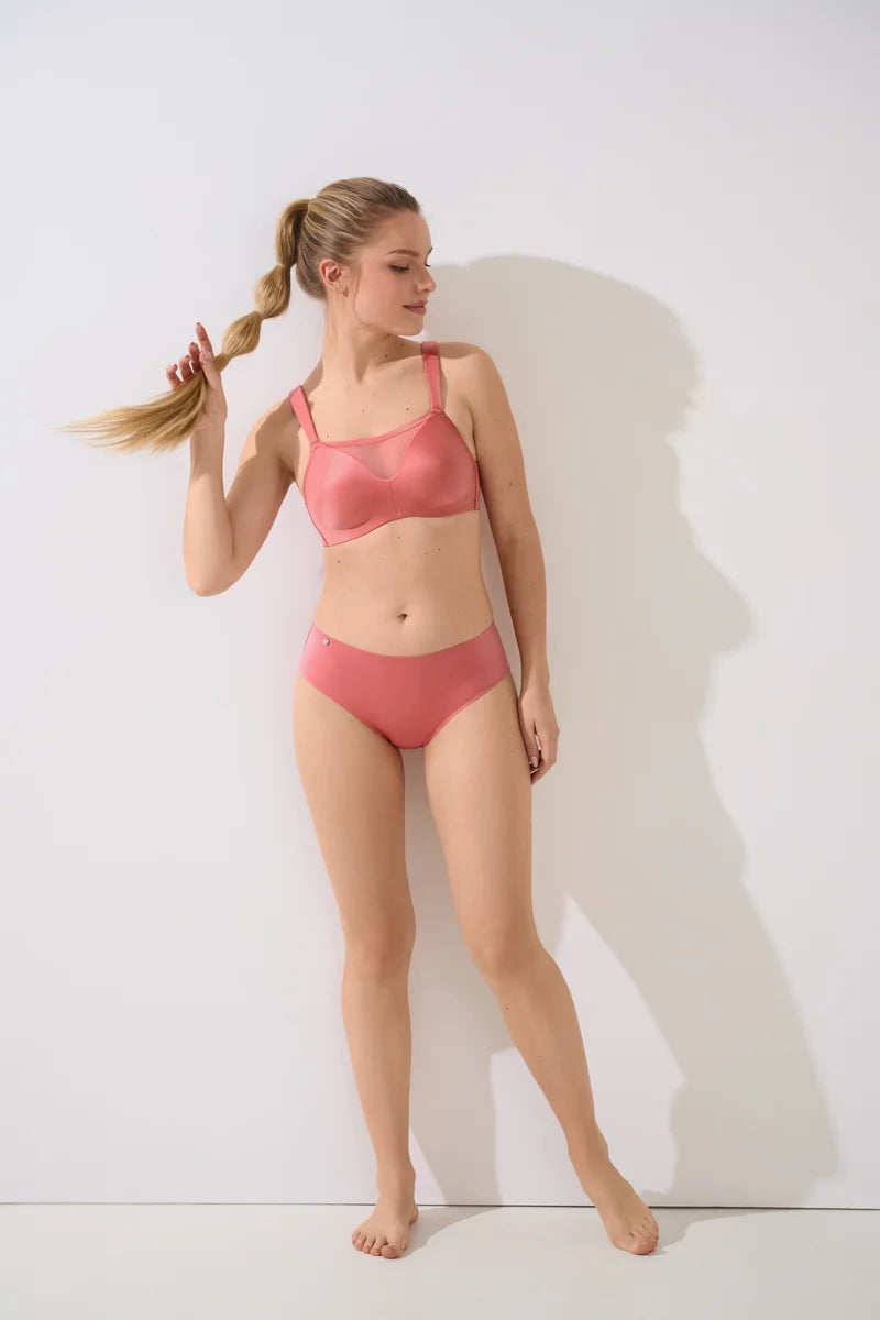 Lisca - Lifestyle Wireless Soft Sports Bra Rose Porcelain