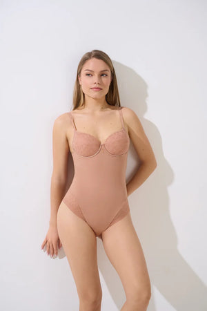 Lisca - Opal Padded Bodysuit Rose Blush