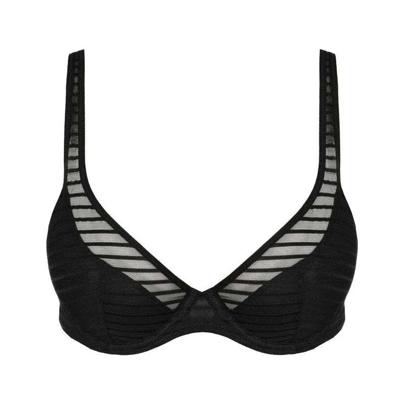 Marie Jo - Basyl Half Padded Plunge Bra Black