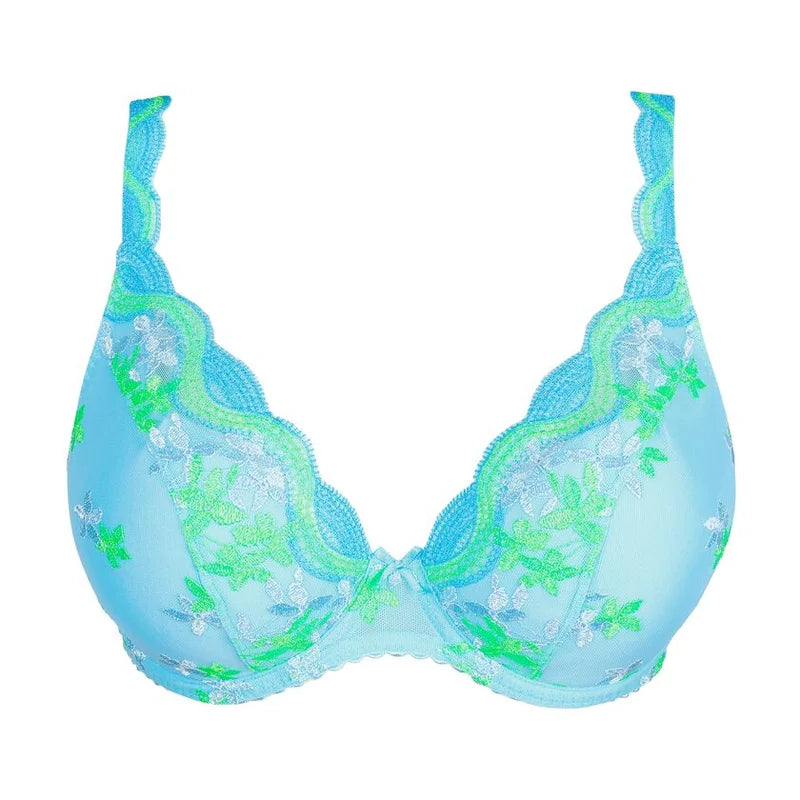 PrimaDonna - Cala Luna Half Padded Plunge Bra Ice Dream