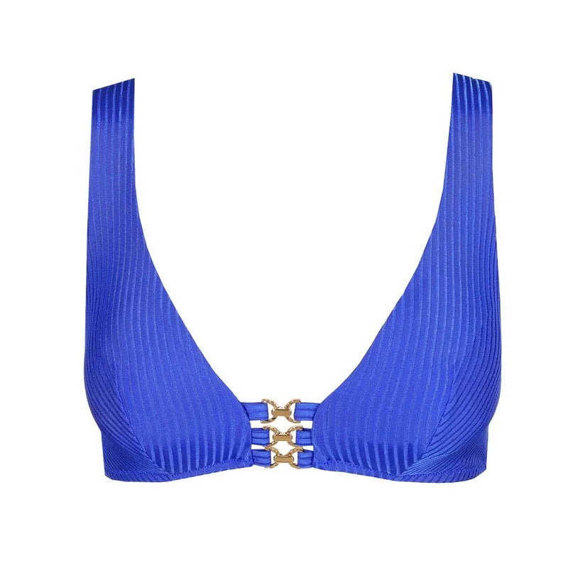 Marie Jo Swimwear - Emly Padded Triangle Bikini Top Electric Blue