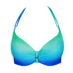 Marie Jo Swimwear - Nusa Dua Padded Plunge Bikini Top Seascape