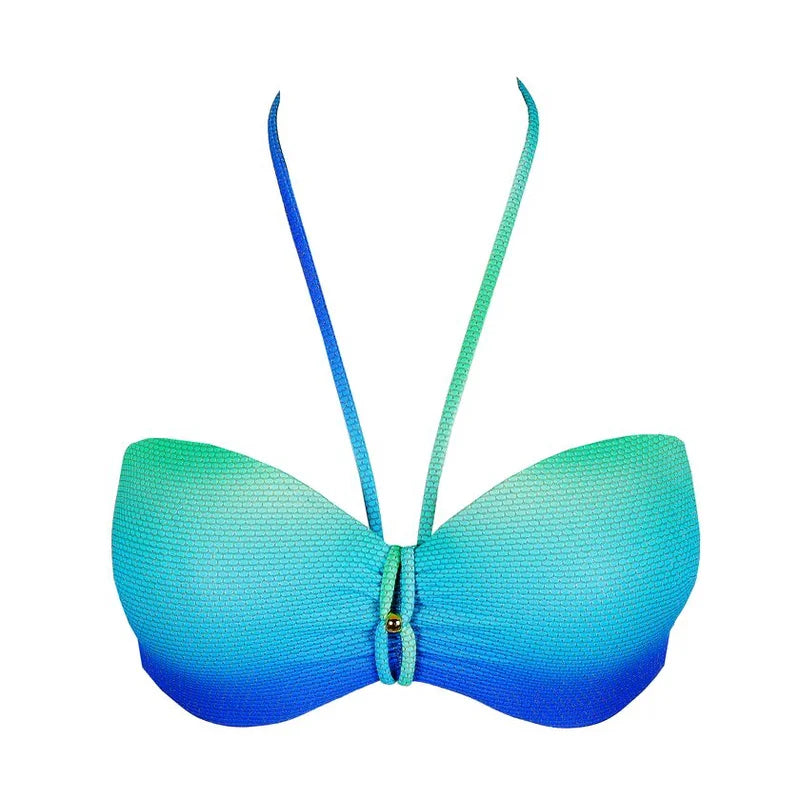 Marie Jo Swimwear - Nusa Dua Padded Strapless Bikini Top Seascape