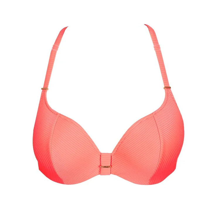 Marie Jo Swimwear - Cassie Padded Bikini Top Heartshape Neon Fiesta