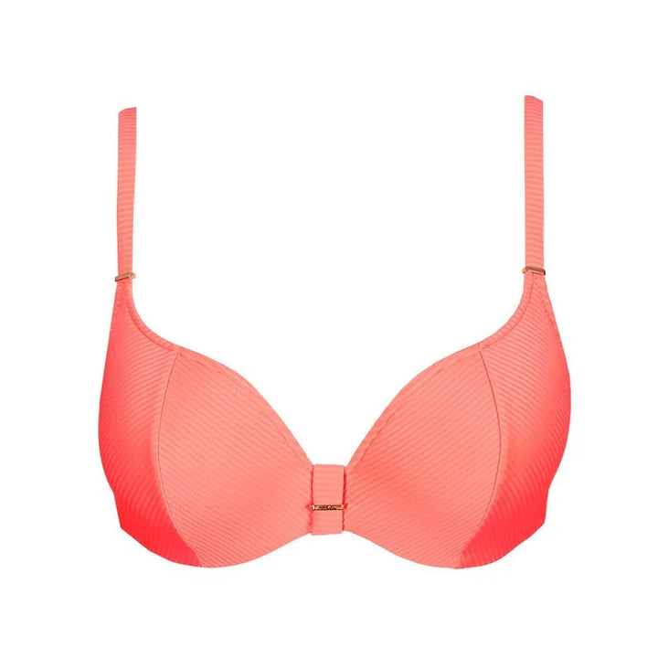 Marie Jo Swimwear - Cassie Padded Bikini Top Heartshape Neon Fiesta