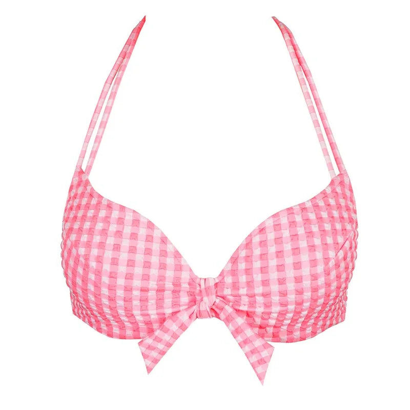 Marie Jo Swimwear - Mary Lynn Padded Bikini Top Heartshape Rose Gingham
