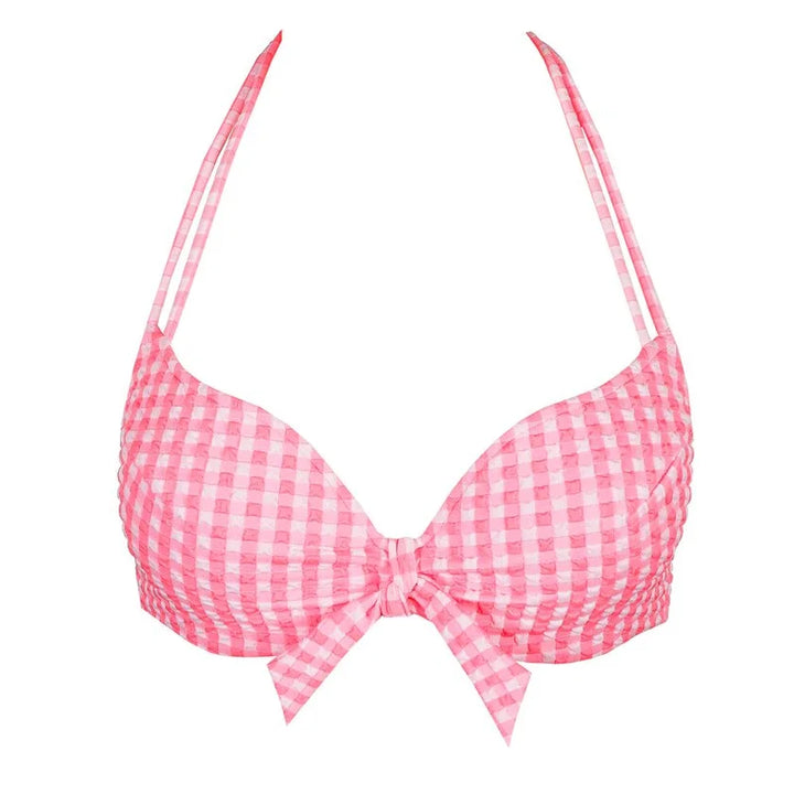 Marie Jo Swimwear - Mary Lynn Padded Bikini Top Heartshape Rose Gingham
