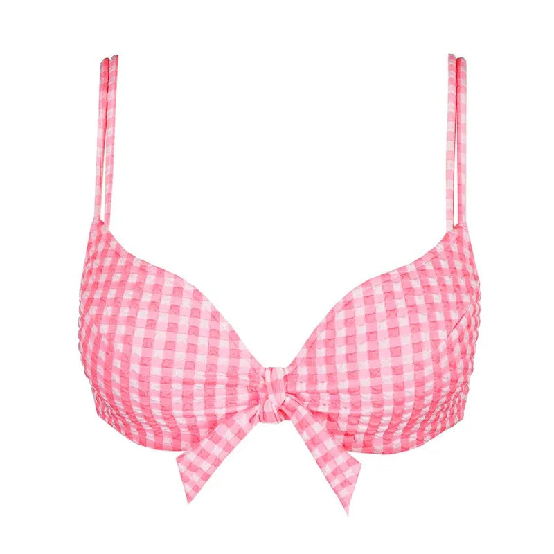 Marie Jo Swimwear - Mary Lynn Padded Bikini Top Heartshape Rose Gingham