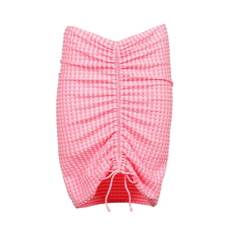 Marie Jo Swimwear - Mary Lynn Swimwear Stretch Skirt Rose Gingham