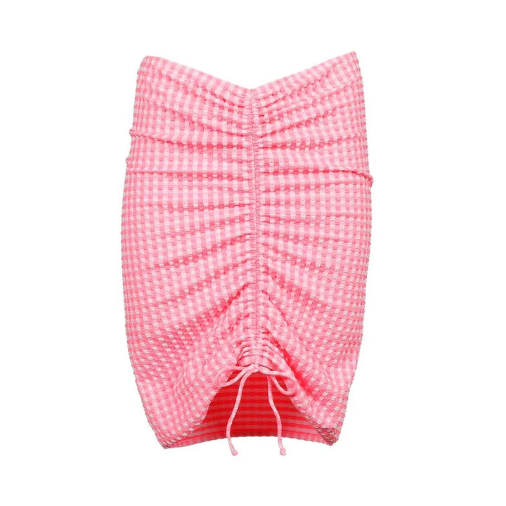 Marie Jo Swimwear - Mary Lynn Swimwear Stretch Skirt Rose Gingham
