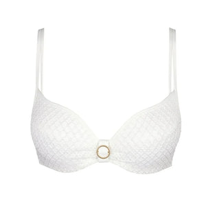 Marie Jo Swimwear - Taleah Padded Bikini Top Heartshape Elfin White
