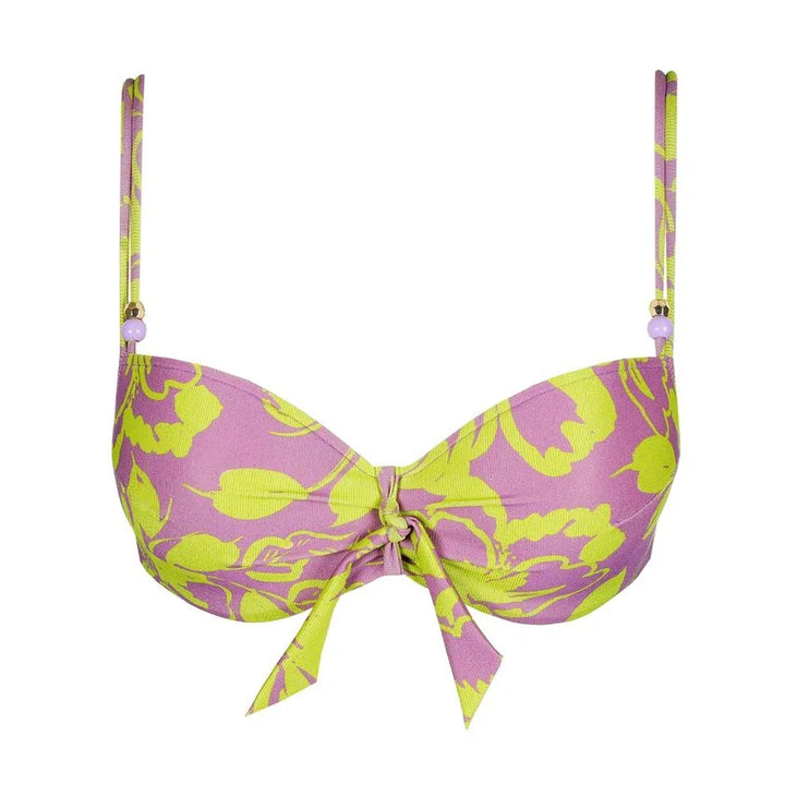 Marie Jo Swimwear - Chalia Padded Balcony Bikini Top Luminous Lines
