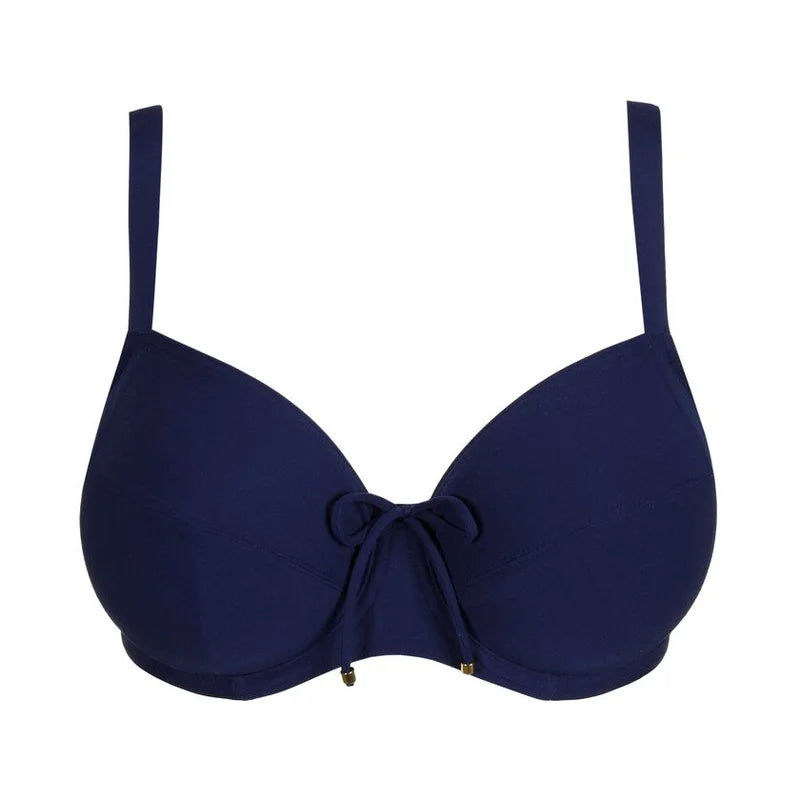 PrimaDonna Swimwear - Aswan Full Cup Bikini Top Water Blue