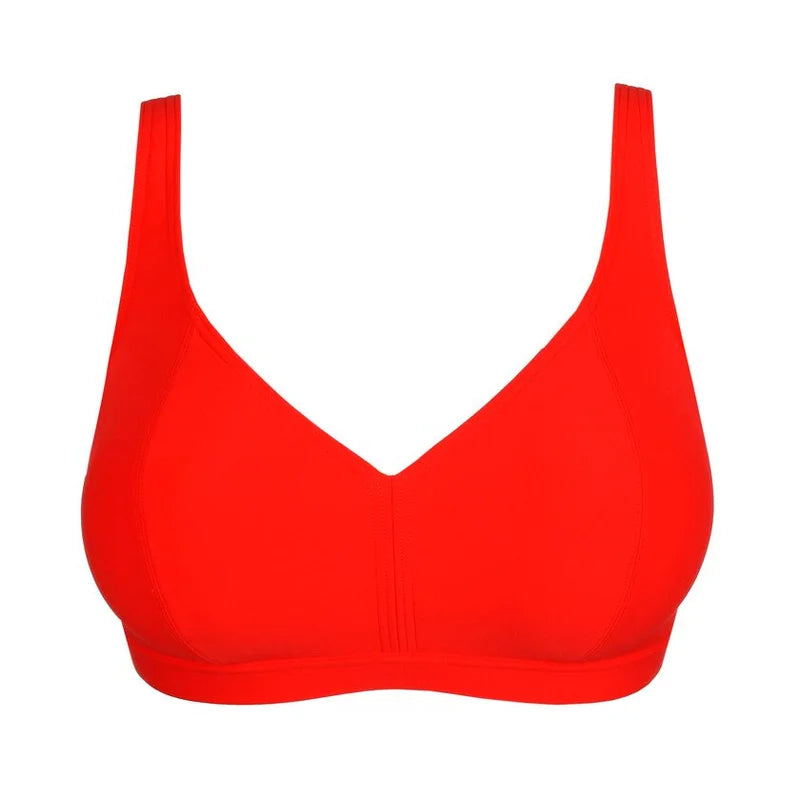 PrimaDonna Swimwear - Aswan Triangle Bikini Top Fiesta Red
