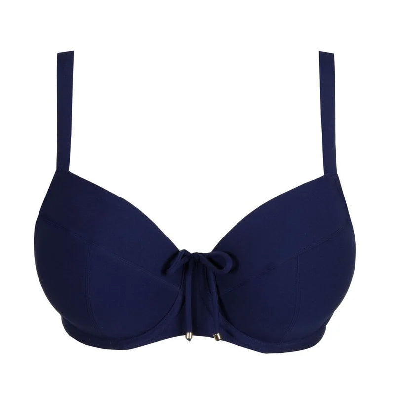PrimaDonna Swimwear - Aswan Padded Balcony Bikini Top Water Blue