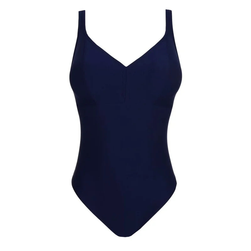 PrimaDonna Swimwear - Aswan Plunge Swimsuit Wireless Water Blue