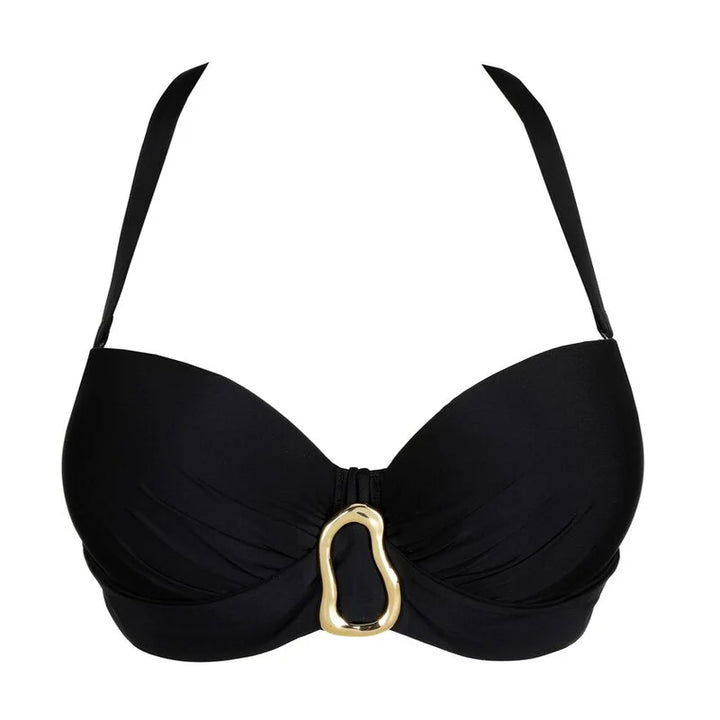 PrimaDonna Swimwear - Uvita Padded Strapless Bikini Top Black