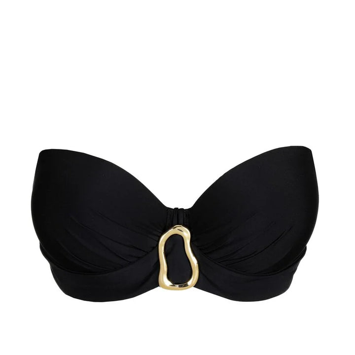 PrimaDonna Swimwear - Uvita Padded Strapless Bikini Top Black