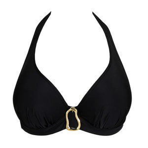 PrimaDonna Swimwear - Uvita Padded Plunge Bikini Top Black